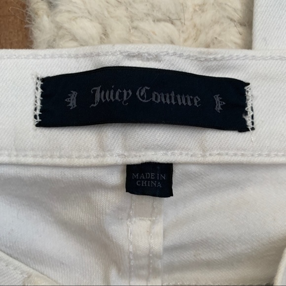 JUICY COUTURE || Bedazzled White Skinny Jeans - Picture 4 of 7